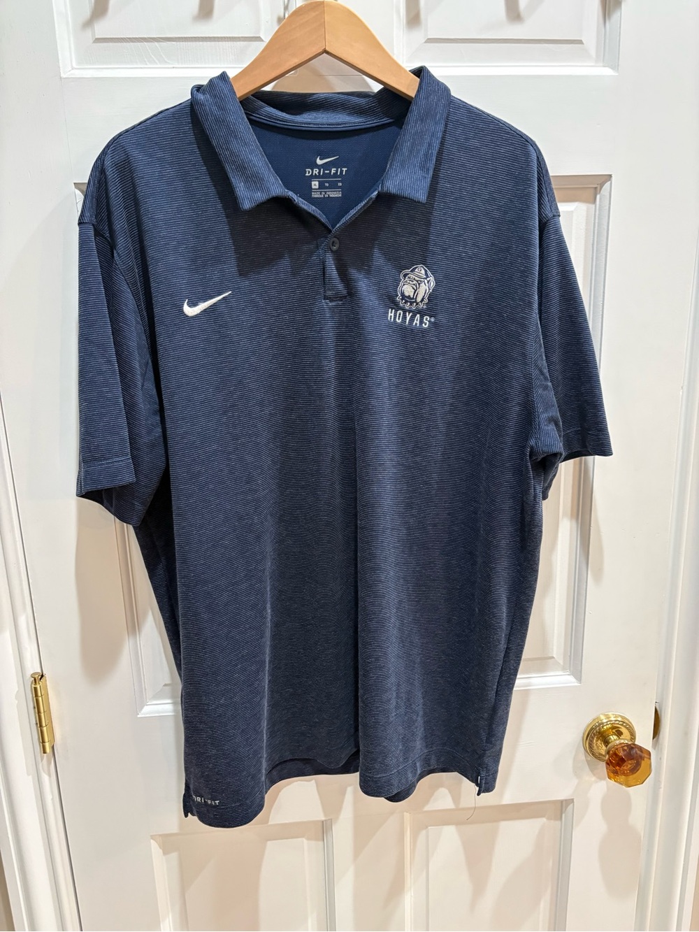 Nike Navy Georgetown Hoyas Dri-FIT Polo
